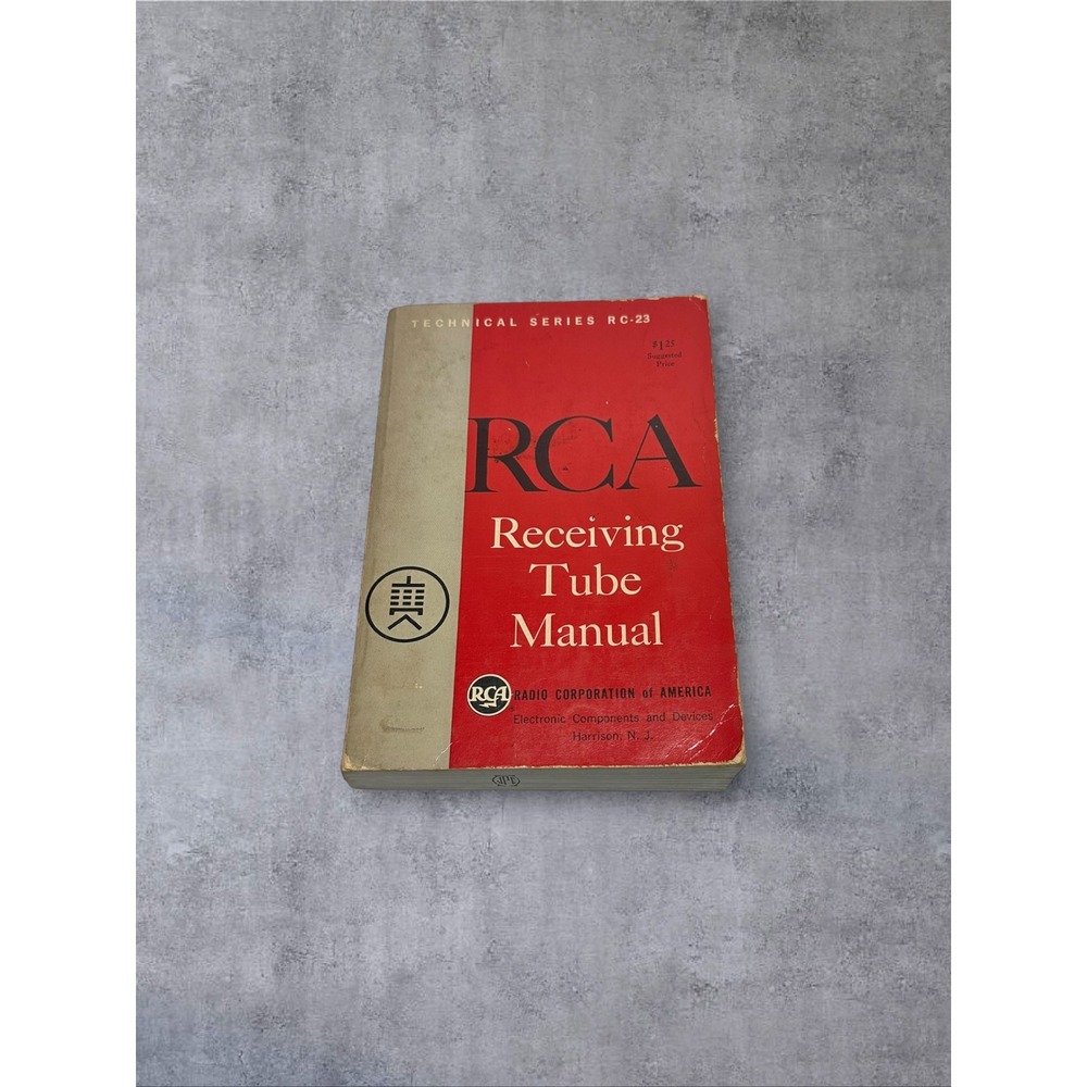 RCA Receiving Tube Manual Technical Series RC-23 Paperback 1964 USA Vintage SC